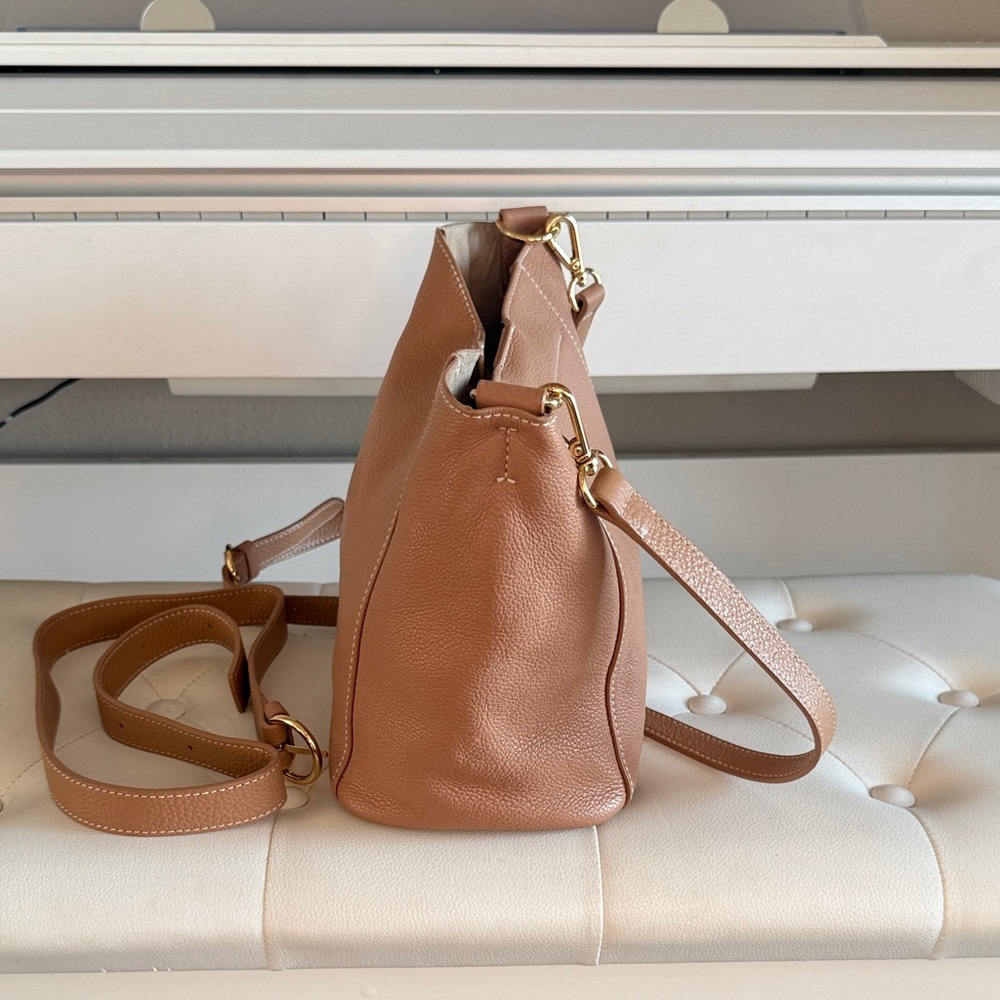 Frances Valentine “June” Tan Leather Hobo Bag - Picture 13 of 13